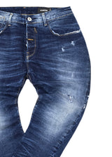 Ανδρικό τζιν παντελόνι Cosi Jeans - 65-MIURA 1- jeans regular fit σκούρο μπλε