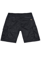 Ανδρική κάργκο βερμούδα υφασμάτινη Cosi Jeans - 65-MUORE - regular fit cargo fabric shorts μαύρο