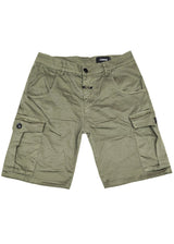 Ανδρική κάργκο βερμούδα υφασμάτινη Cosi Jeans - 65-MUORE - regular fit cargo fabric shorts  χακί