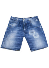 Ανδρική βερμούδα τζιν Cosi Jeans -65-PORRO 2 - jeans regular fit shorts μπλε