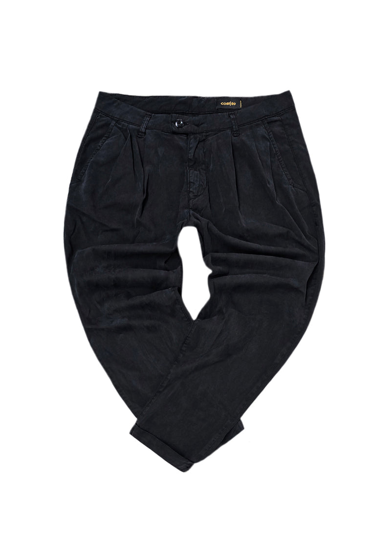 Ανδρικό υφασμάτινο παντελόνι  Cosi Jeans - 65 -ROSSA - fabric pants regular fit μαύρο