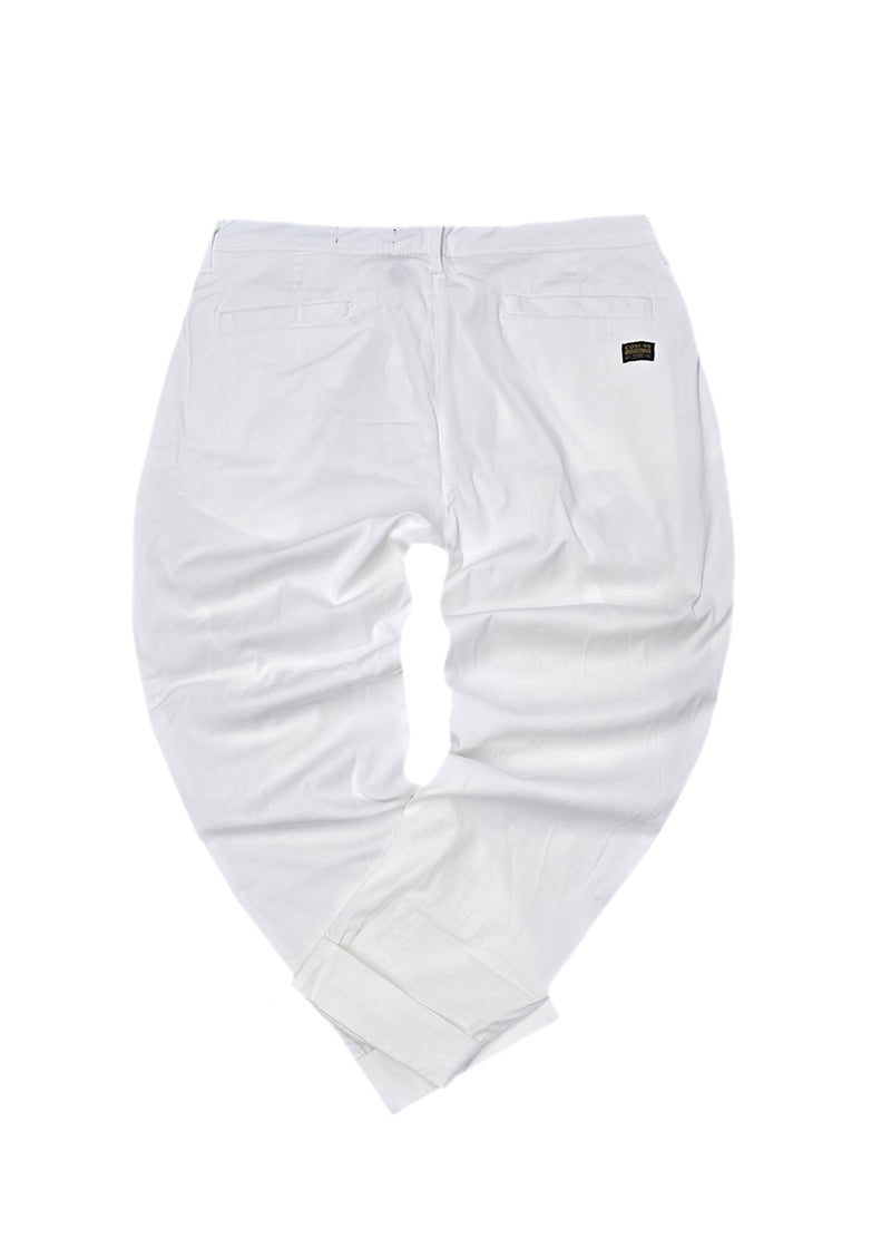Ανδρικό υφασμάτινο παντελόνι  Cosi Jeans - 65 -ROSSA - fabric pants regular fit λευκό