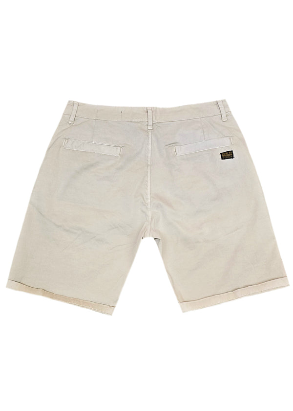 Ανδρική υφασμάτινη βερμούδα  Cosi Jeans - 65-ROSSE - fabric regular fit shorts μπεζ