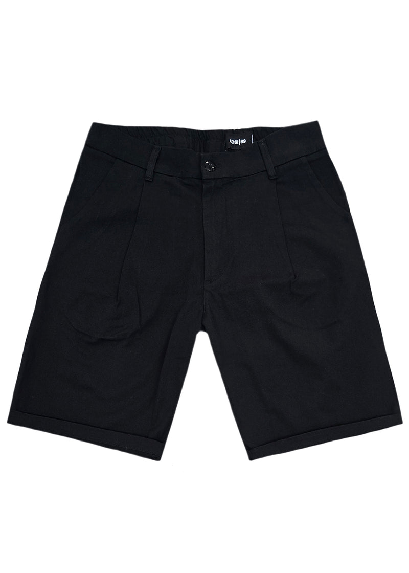 Ανδρική υφασμάτινη βερμούδα  Cosi Jeans - 65-ROSSE - fabric regular fit shorts μαύρο