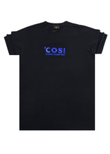 Ανδρική κοντομάνικη μπλούζα Cosi jeans - 65 - S 25 04 - regular fit tee μαύρο