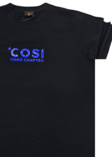 Ανδρική κοντομάνικη μπλούζα Cosi jeans - 65 - S 25 04 - regular fit tee μαύρο