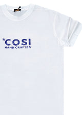 Ανδρική κοντομάνικη μπλούζα Cosi jeans - 65 - S 25 04 - regular fit tee λευκό