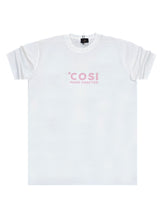 Ανδρική κοντομάνικη μπλούζα Cosi jeans - 65 - S 25 05 - regular fit tee λευκό