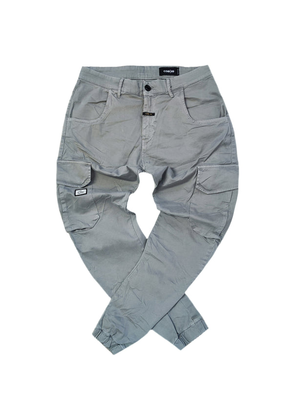 Ανδρικό παντελόνι cosi jeans - 65-oratto - elasticated cargo grigio