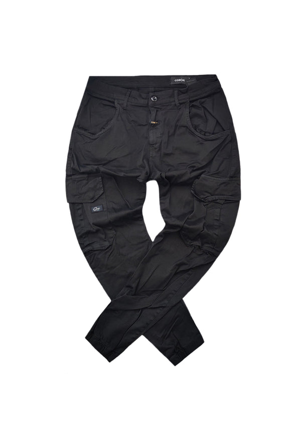 Ανδρικό παντελόνι cargo cosi jeans- 65-oratto-w25-μαύρο