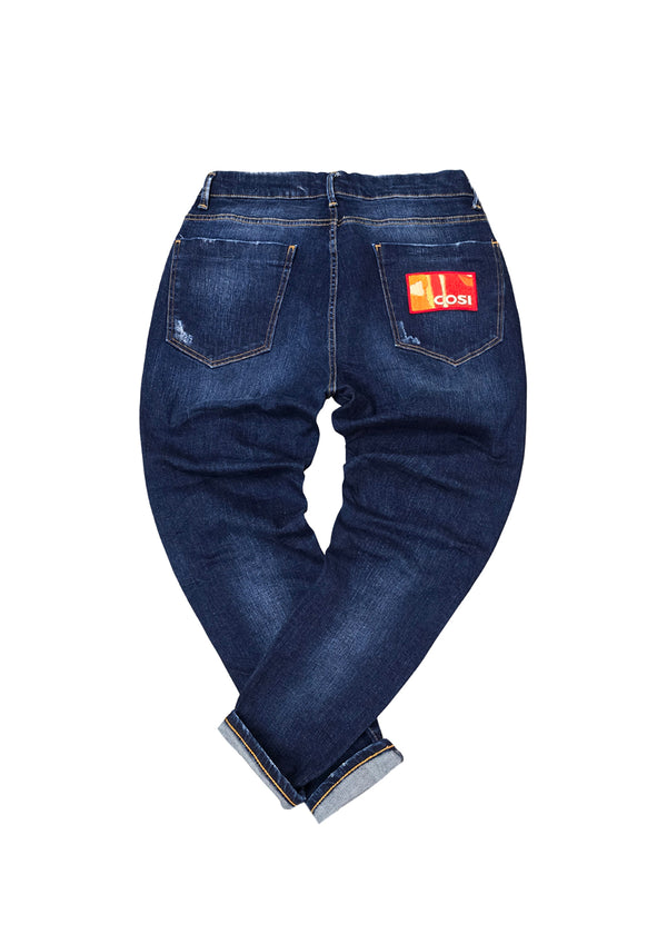 Ανδρικό τζιν παντελόνι Cosi Jeans - 66-APPIO 3 - jeans regular fit σκούρο μπλε