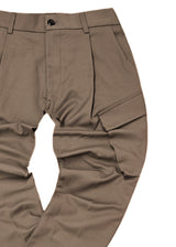 Ανδρικό υφασμάτινο παντελόνι κάργκο Cosi Jeans - 66-PITTI - cargo fabric pants regular fit  χακί
