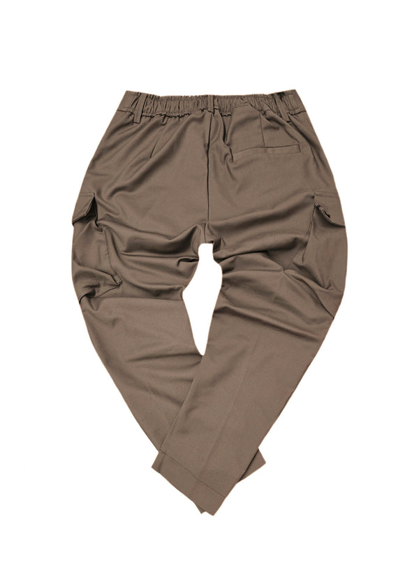 Ανδρικό υφασμάτινο παντελόνι κάργκο Cosi Jeans - 66-PITTI - cargo fabric pants regular fit  χακί