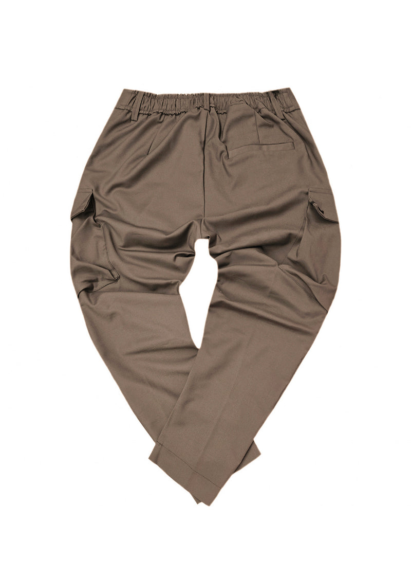 Ανδρικό υφασμάτινο παντελόνι κάργκο Cosi Jeans - 66-PITTI - cargo fabric pants regular fit  χακί