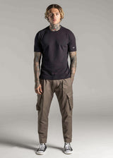 Ανδρικό υφασμάτινο παντελόνι κάργκο Cosi Jeans - 66-PITTI - cargo fabric pants regular fit  χακί