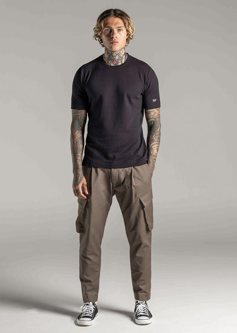 Ανδρικό υφασμάτινο παντελόνι κάργκο Cosi Jeans - 66-PITTI - cargo fabric pants regular fit  χακί