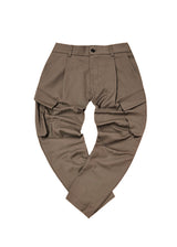 Ανδρικό υφασμάτινο παντελόνι κάργκο Cosi Jeans - 66-PITTI - cargo fabric pants regular fit χακί
