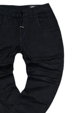 Ανδρικό παντελόνι με λάστιχο Cosi Jeans - 66-TIAGO 60 - elasticated pants regular fit μαύρο