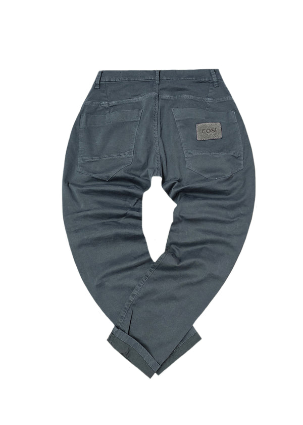 Ανδρικό παντελόνι Cosi Jeans - 66-TIAGO 60 - pants regular fit σκούρο γκρι