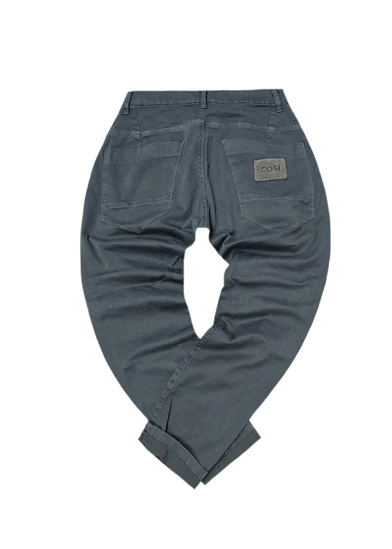 Ανδρικό παντελόνι Cosi Jeans - 66-TIAGO 60 - pants regular fit σκούρο γκρι