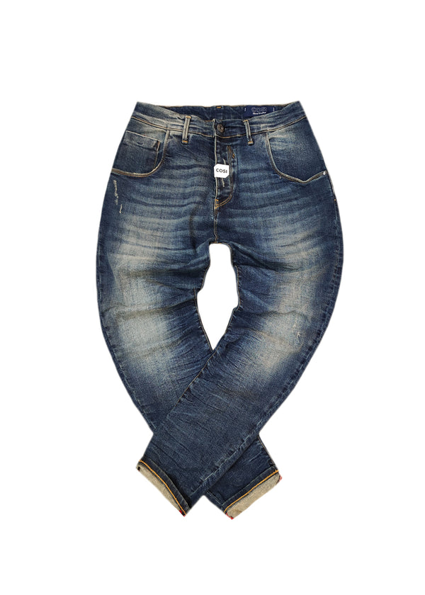 Ανδρικό τζιν παντελόνι Cosi Jeans - 66-TIAGO 920 - jeans regular fit σκούρο μπλε