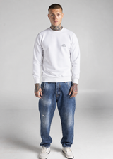COSI JEANS - Ανδρικό φούτερ μακρυμάνικο - Λευκό 68-W25-500