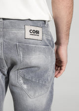 Ανδρικό τζιν παντελόνι Cosi Jeans-67-TIAGO 5-grey jeans regular fit γκρι