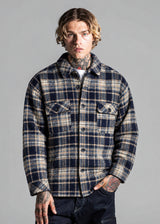 COSI JEANS - Ανδρικό jacket με μάλλινη υφή - Καρό 68-FW5620