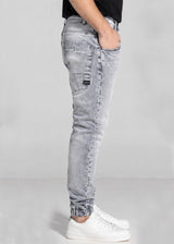 COSI JEANS - Ανδρικό τζιν παντελόνι regular fit elasticated - Γκρι 68-MAGGIO 8