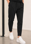 Ανδρικό παντελόνι Close Society-SP26-20-black simple oversized pants μαύρο