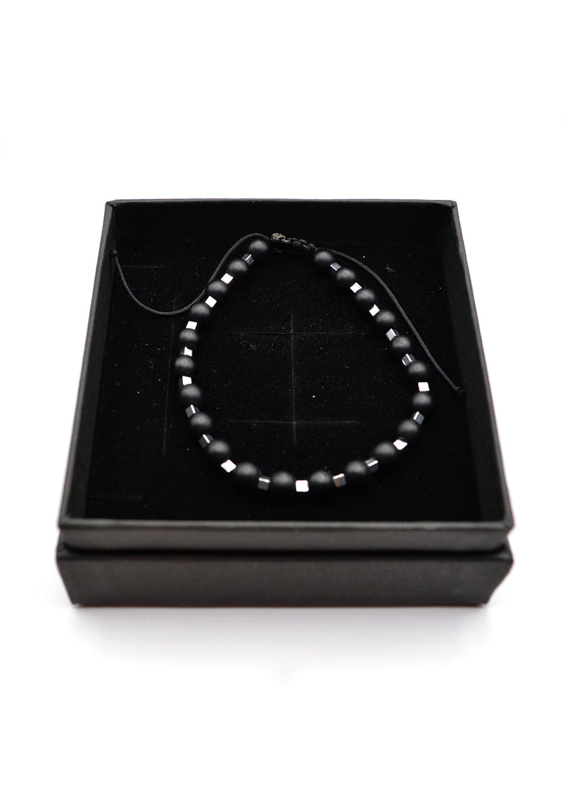 Gang - GNG012 - high quality black steel bracelet - black