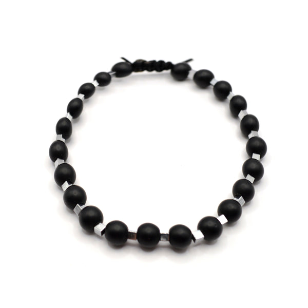 Gang - GNG012 - high quality black steel bracelet - black