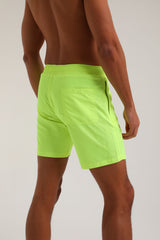 Ανδρικό μαγιό New World Polo - POLO 7001 - simple patch swim shorts κίτρινο