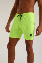 Ανδρικό μαγιό New World Polo - POLO 7001 - simple patch swim shorts κίτρινο