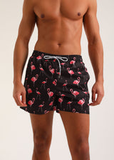 Ανδρικό μαγιό New World Polo - POLO 7013 - flamingo swim shorts black