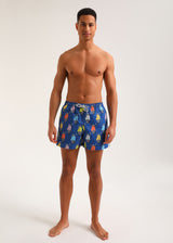 Ανδρικό μαγιό New World Polo - POLO 7019 - vespa swim shorts μπλε