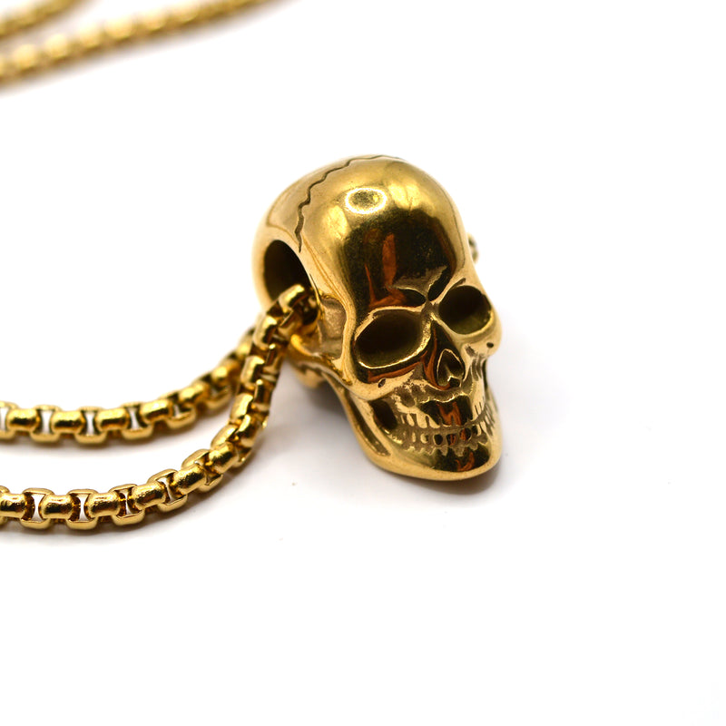 Gang - GNG115 - high quality skull chain - gold