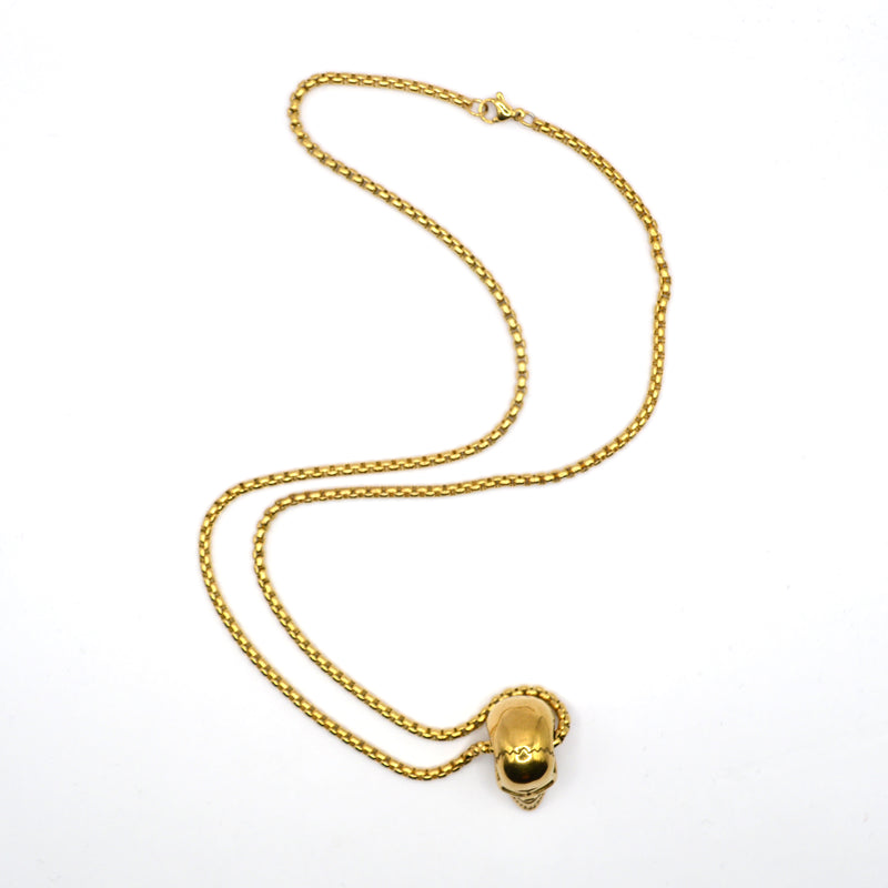 Gang - GNG115 - high quality skull chain - gold