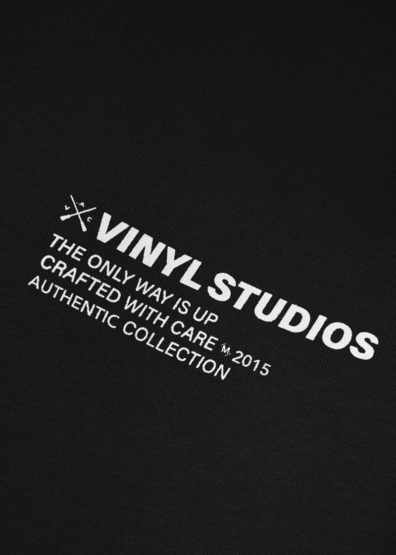 Ανδρικό μακρυμάνικο φούτερ με κουκούλα Vinyl Art Clothing -75757-01 - Studios V Legacy hoodie cotton oversized black