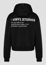 Ανδρικό μακρυμάνικο φούτερ με κουκούλα Vinyl Art Clothing -75757-01 - Studios V Legacy hoodie cotton oversized black