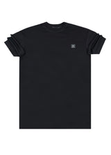Αντρική κοντομάνικη μπλούζα Vinyl Art Clothing - 75930-01 - sizzle lips oversized tee μαύρο