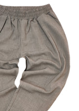 HENRY CLOTHING Ανδρικό ανοιξιάτικο παντελόνι σκούρο καφέ 8-002-brown