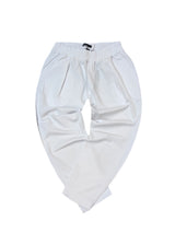 HENRY CLOTHING Ανδρικό ανοιξιάτικο παντελόνι λευκό simple oversized pants 8-011-white