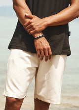 HENRY CLOTHNG Ανδρική βερμούδα υφασμάτινη μπεζ 8-013-beige