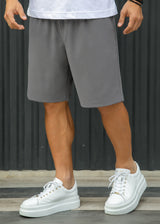 HENRY CLOTHNG Ανδρική βερμούδα υφασμάτινη γκρι 8-013-grey