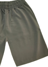 HENRY CLOTHNG Ανδρική βερμούδα υφασμάτινη χακί 8-013-khaki