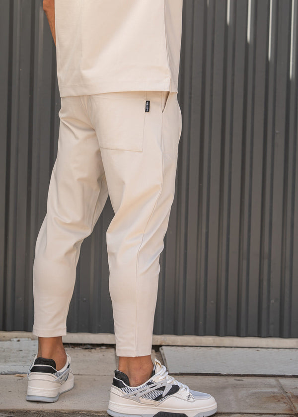 Ανδρικό παντελόνι Henry clothing - 8-030 - simple pants μπεζ
