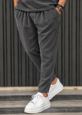 HENRY CLOTHING Ανδρικό παντελόνι κοτλέ γκρι 8-032-grey