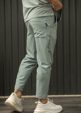 HENRY CLOTHING - Ανδρικό ανοιξιάτικο παντελόνι - Μέντα 8-102