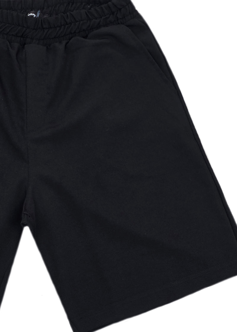 Ανδρική υφασμάτινη βερμούδα Henry Clothing - 8-111 - fabric elegant shorts μαύρη